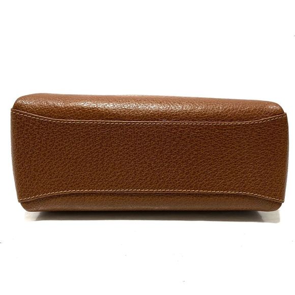 Gucci -- Brown Leather Handbag (Pre-Owned) - Picture 3 of 9